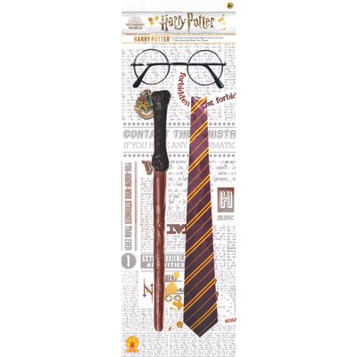 Pack lunettes baguette cravate Hary Potter
