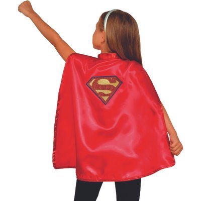 Kit cape avec serre-tête Supergirl