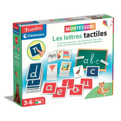 Les Lettres tactiles - Montessori