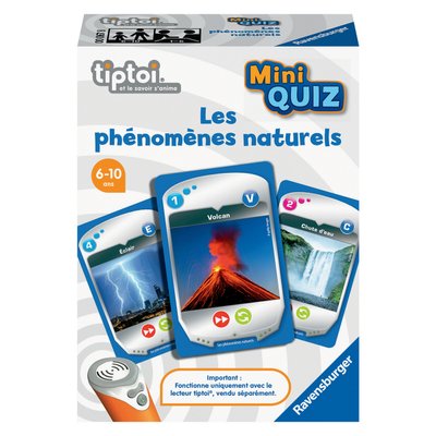 Tiptoi Mini Quizz - Les Phénomènes naturels