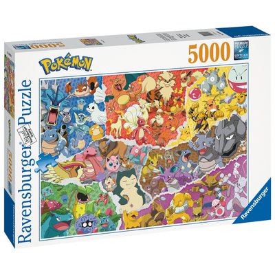 Puzzle 5000 pièces - Pokémon Allstars