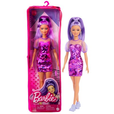 Poupée Barbie Fashionista robe violette