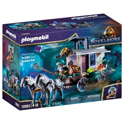 Playmobil Violet Vale - Le Marchand et le chariot 70903