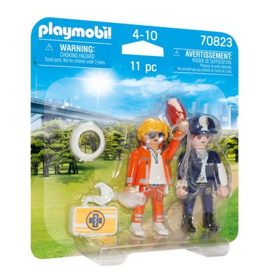 Duo Secouriste et Policière Playmobil 70823