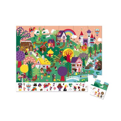 Puzzle d'observation Les contes 24 pièces