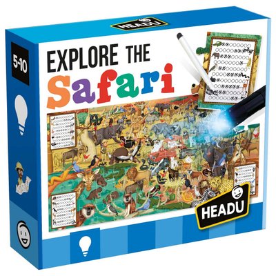 Puzzle 70 pièces Headu Explore the Safari