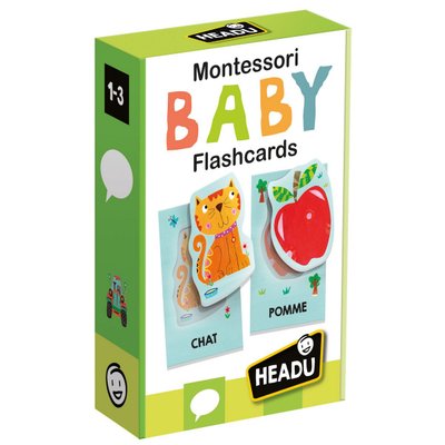 Baby flashcards Montessori Headu