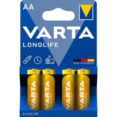 Piles LR6 Varta Longlife X4