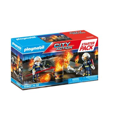 Starter Pack Pompiers et incendie Playmobil City Action 70907