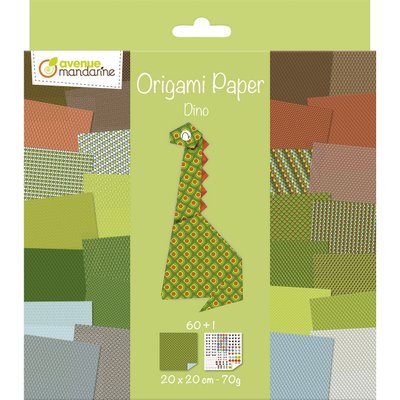 Origami Paper Dino