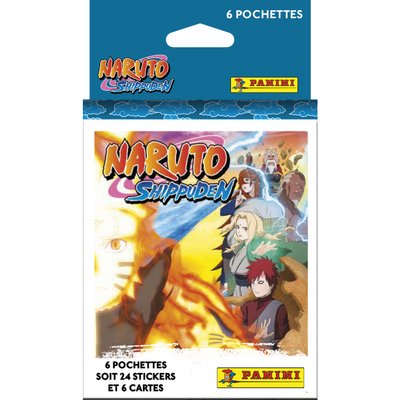 Blister 6 pochettes Panini Naruto Shippuden