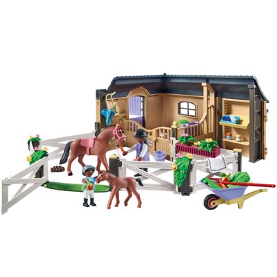 Etable Carrière & Chevaux Playmobil Country 71238
