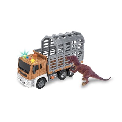 Camion Dinosaures Jouets de Transporteur avec 15 Petits Dinosaures et d'un  ¿uf, Figurine Dinosaure Voiture Jouet Cadeaux pour Enfant Tyrannosaure