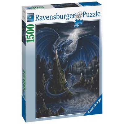 Puzzle 1500 pièces Le dragon bleu