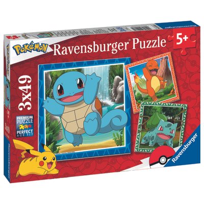 Puzzle Pokémon 3X49 pièces