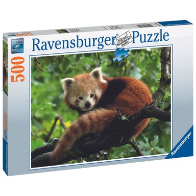 Puzzle 500 pièces adorable panda roux