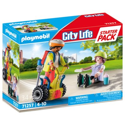 Starter Pack Secouriste avec giropode Playmobil City Life 71257