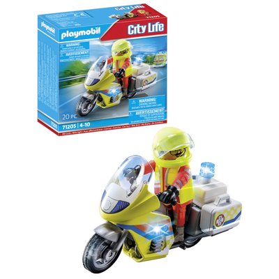 Urgentiste en moto Playmobil City Life 71205