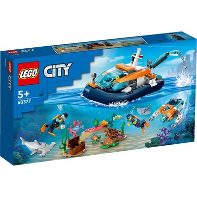 Bateau d'exploration sous-marine Lego City 60377