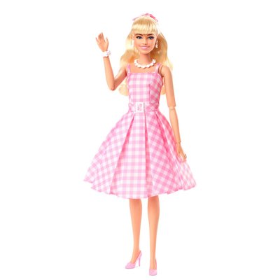 Barbie le film : Poupée Barbie en robe vichy rose