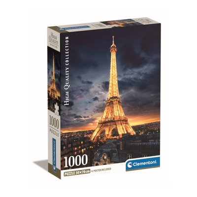 Puzzle 1000 pièces Tour Eiffel illuminée