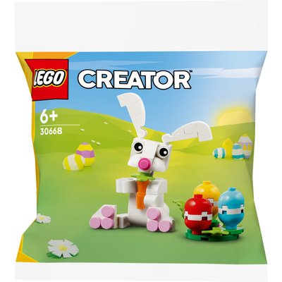 Lapin de Pâques et ses oeufs colorés LEGO 30668