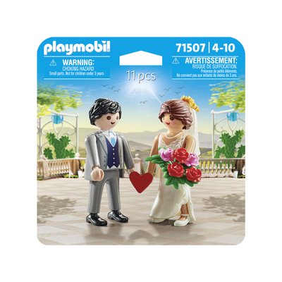 Couple de mariés Playmobil duo 71507