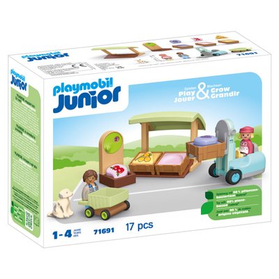 Etal de fruits et légumes Playmobil Junior 71691