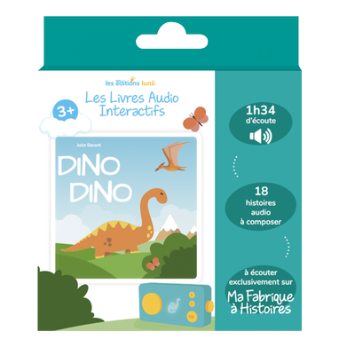 Lunii - Coffret album dino livre audio interactif