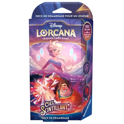 Deck de démarrage Disney Lorcana Starter B - Ciel scintillant Série 5 Améthyste & Rubis
