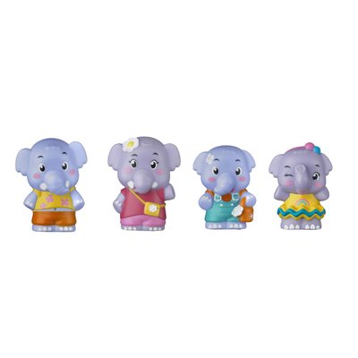 Klorofil - 4 personnages famille éléphant
