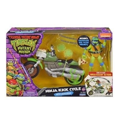 TORTUES NINJA VEHICULE DELUXE ET FIGURINE 12 CM LEONARDO