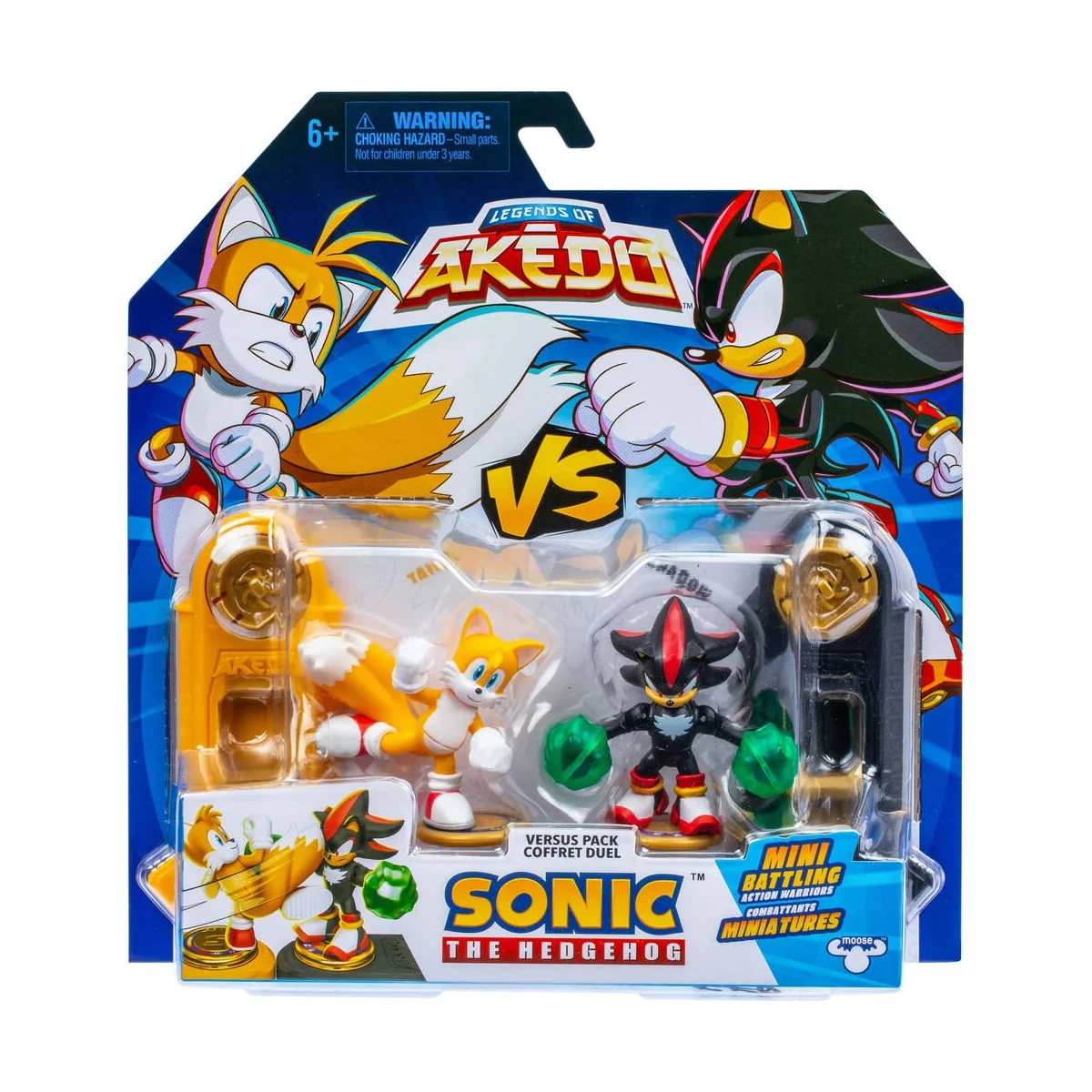 DUO DE FIGURINES AKEDO TAILS VS SHADOW
