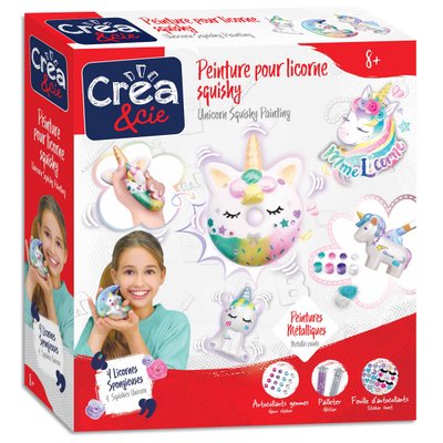 Atelier de peinture - Licorne Squishy - Créa & Cie