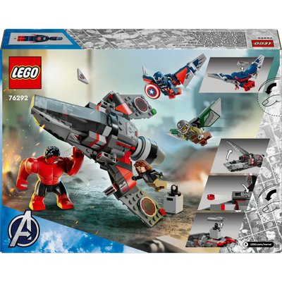 Captain America vs Hulk rouge - Lego MARVEL Super Heroes 76292