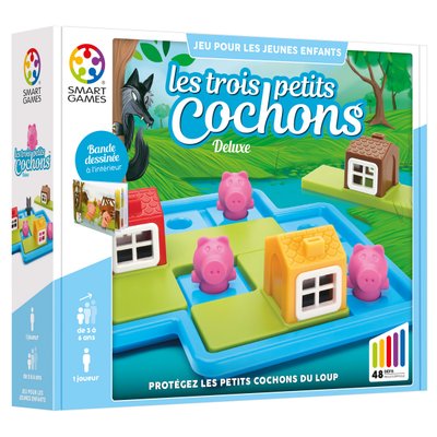 Jeu de réflexion : Les trois petits cochons