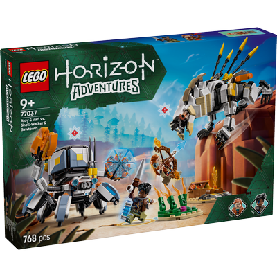 Aloy et Varl contre Testudien et Dents de scie - LEGO® HORIZON ADVENTURES 77037