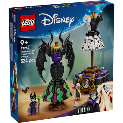 Les robes de Maléfique et Cruella d'enfer - Lego Disney 43262
