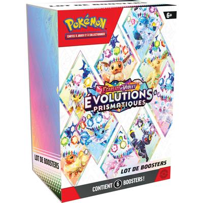 Bunble 6 Boosters - Ecarlate et Violet - Evolutions Prismatiques Bunble 6 Boosters - Ecarlate et Violet - Evolutions Prismatiques