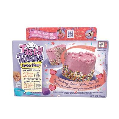 Mini chef Tasty Tinies - Gâteau saveur fraise nappage rose à la vanille