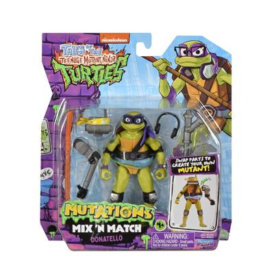 Figurine articulée 12 cm Tortues Ninja Mutations Mix & Match - Donatello