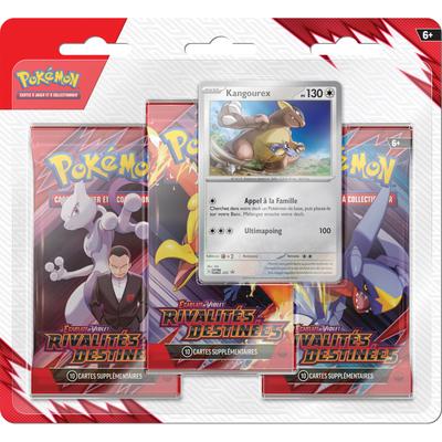 Pack de 3 boosters Pokemon Ecarlate et Violet Rivalités destinées