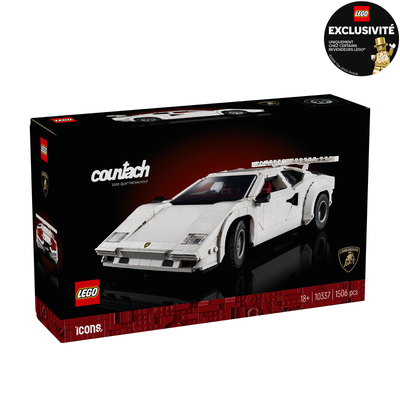 Lamborghini Countach 5000 Quattrovalvole LEGO Icons 10337