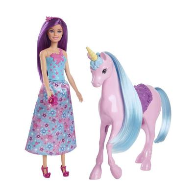 Poupée Barbie et sa licorne