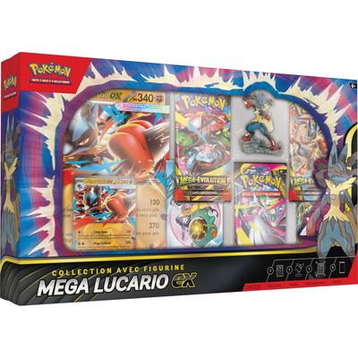 Coffret Pokémon Premium avec figurine Mega Lucario Ex