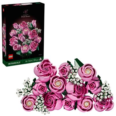 Bouquet de roses roses Lego Botanicals 10374