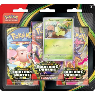 Pack de 3 boosters Mega Evolution Equilibre Parfait