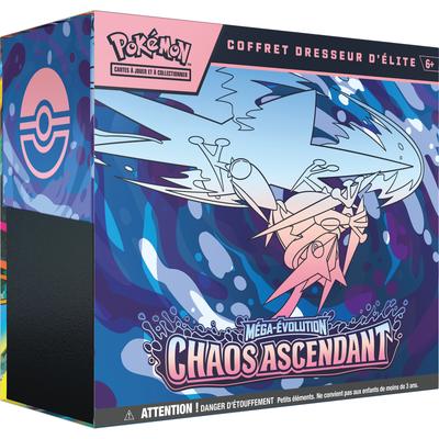 Coffret dresseur d'élite Pokemon Mega Evolution Chaos Ascendant