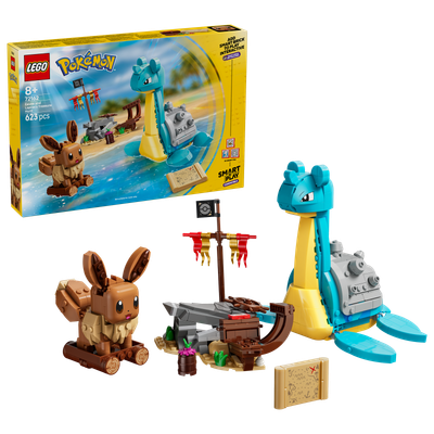 SMART Play™ : Chasse au trésor d’Évoli et Lokhlass - Lego Pokemon 72162