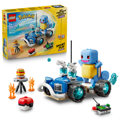SMART Play™ : L’aventure de Carapuce avec le buggy du Dresseur - Lego Pokemon 72156
